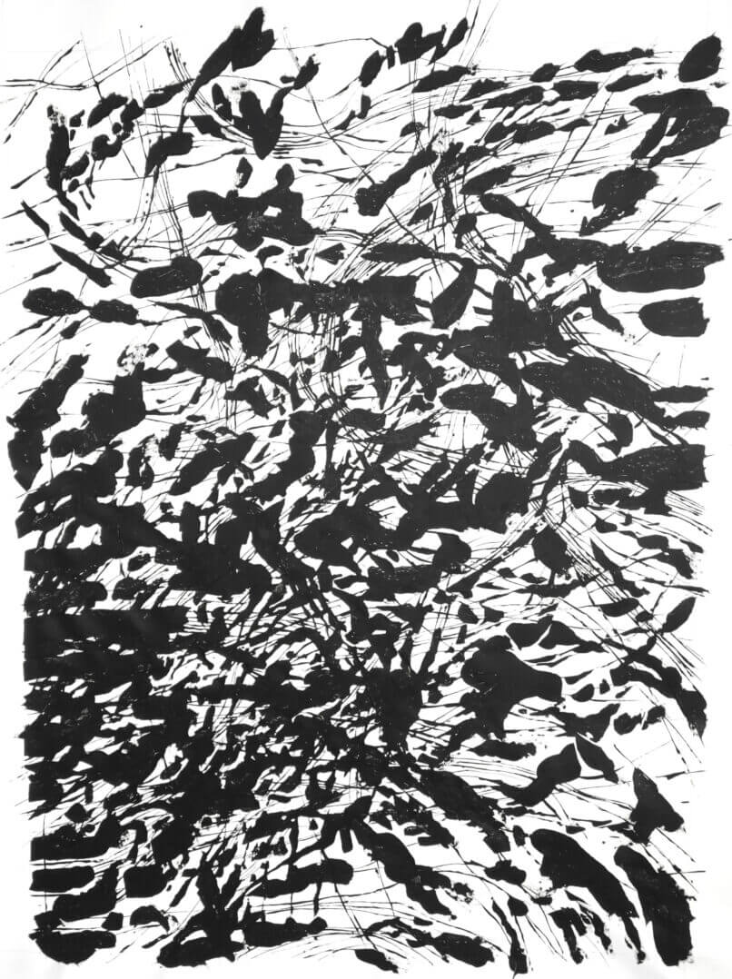 Decomposition 2, 2022, Synthetic polymer paint on canvas,128x97cm