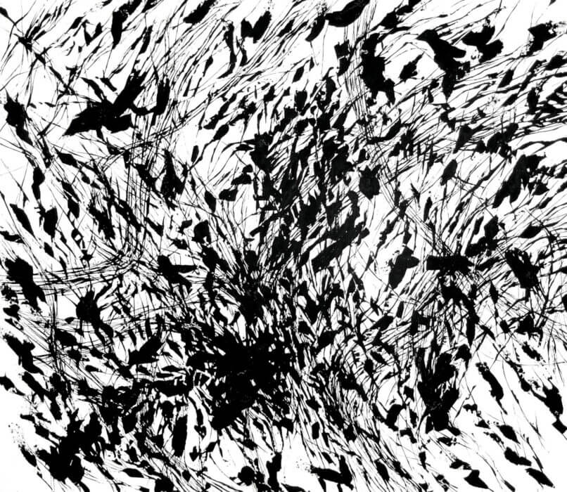 Rhythm 1, 2022, Synthetic polymer paint on canvas, 130x144cm