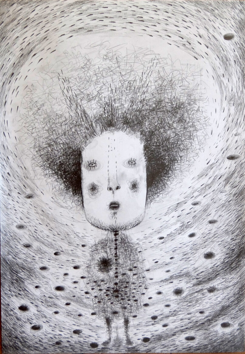 Zeitgeist, 2021, Pencil on paper, 35x50cm