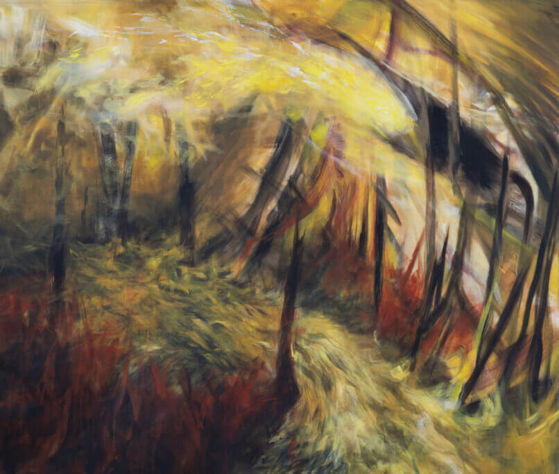 Autumn, 2023, Synthetic polymer paint on canvas, 118x139cm