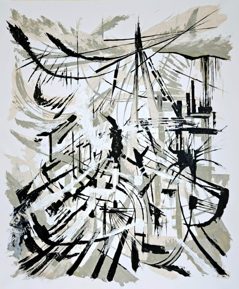 The Magician, 2024, Synthetic polymer paint on canvas, 132x111cm